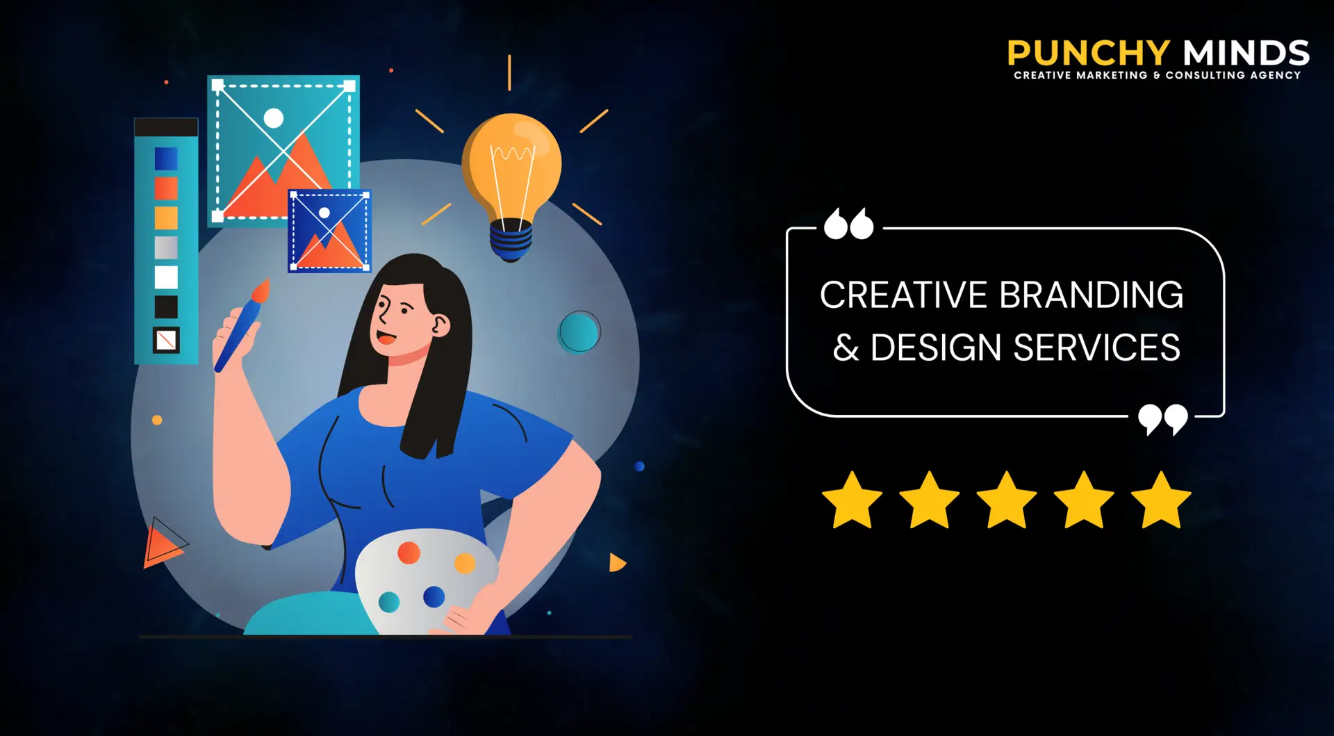 Creative design and branding services for modern businesses