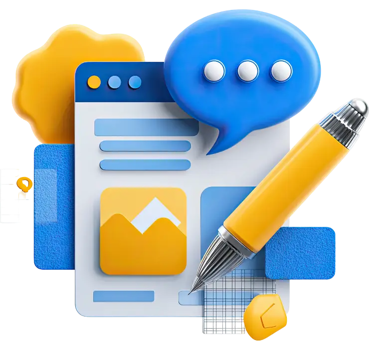 Representing Creative Ad Design Graphic