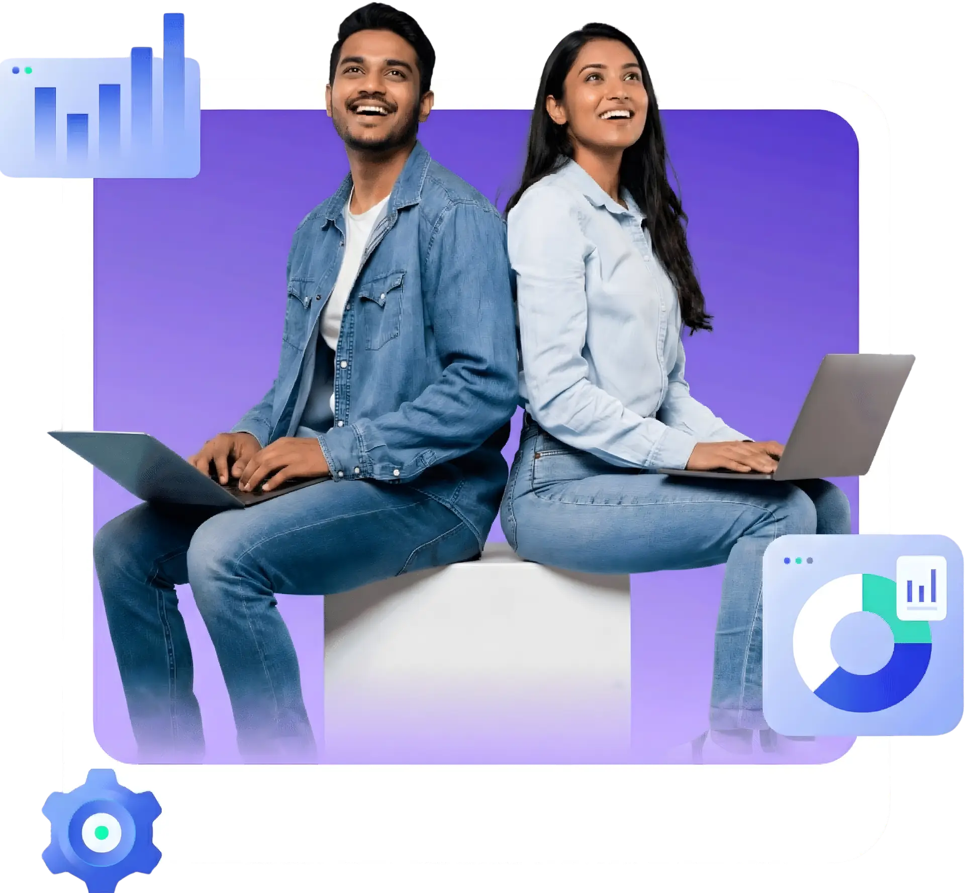 Punchy Minds digital marketing team working on branding and strategy