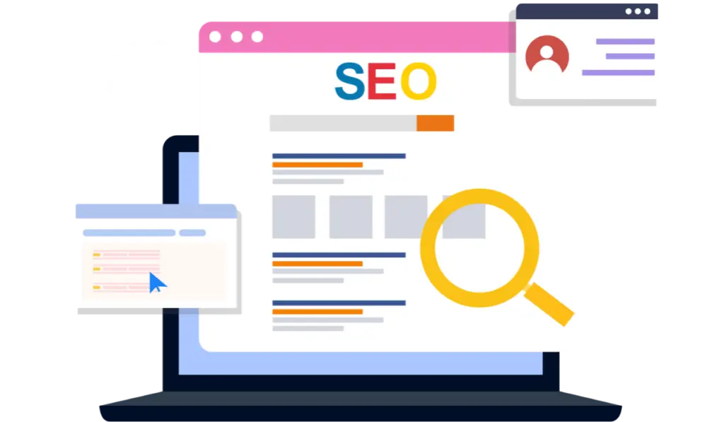 Search engine optimization services with ranking growth