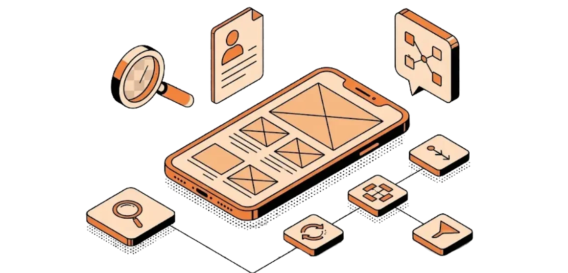 App Strategy & UX Planning Graphics